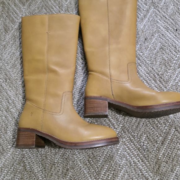 FRYE AND CO. Tan Leather Ankle Boots - Picture 2 of 8